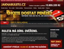 Tablet Screenshot of jaknaruletu.cz